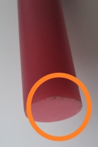 Glockenschirm transparent bunt Big Dots - pink - 2. Wahl