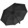 iX-brella first class "Black Edition" edler stabiler Taschenschirm mit Auf-Zu-Automatik - groß-stabil-sturmfest - schwarz mit schwarzem Griff