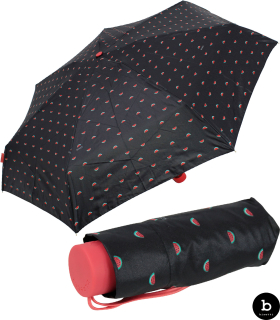 Bisetti Super Mini Taschenschirm Motiv - Melone - 2. Wahl