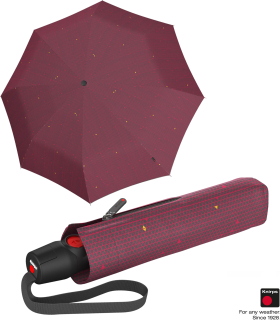 Kirps Taschenschirm T.200 Duomatic mit ecorepel-Technologie - 2Fold pink
