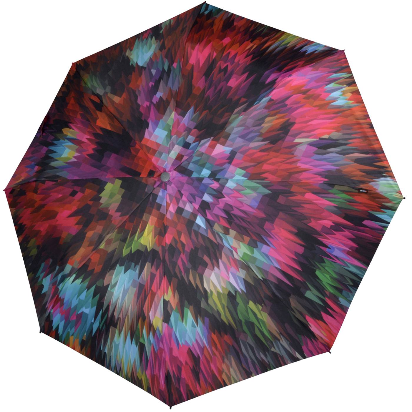 Knirps Taschenschirm T.200 Duomatic Peacock - red