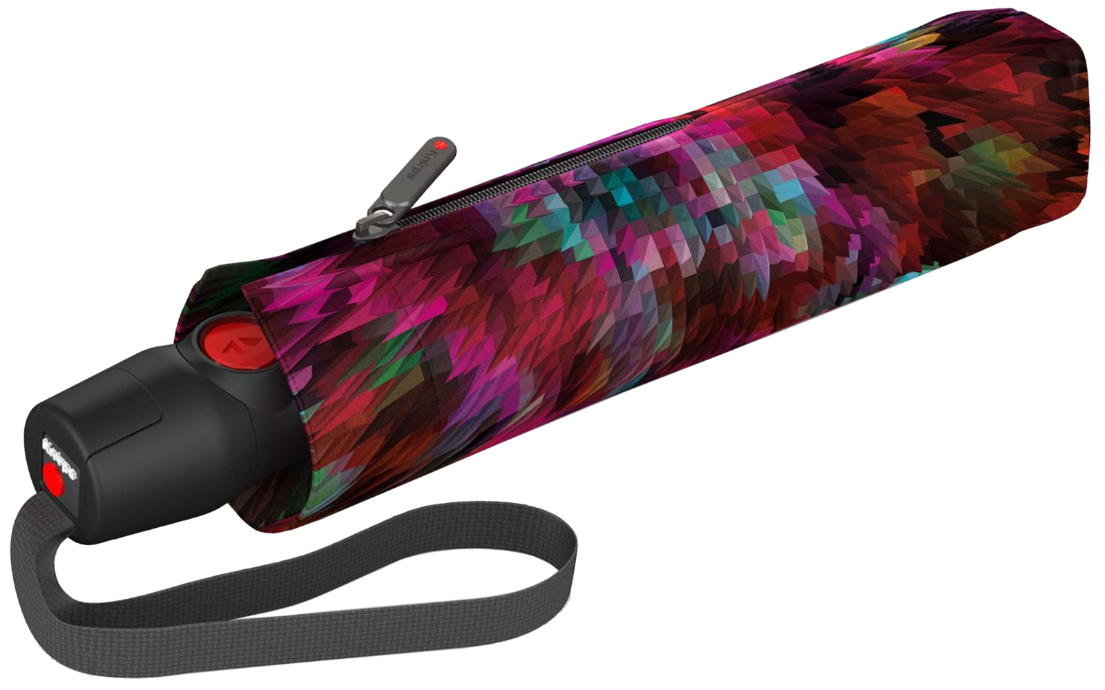 Knirps Taschenschirm T.200 Duomatic Peacock - red