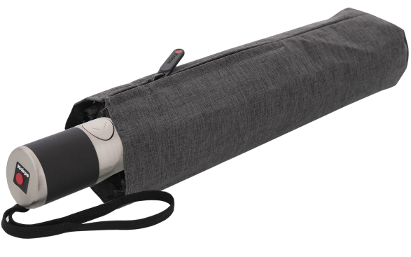 Knirps Taschenschirm C.241 Chrome Matt Medium Duomatic - melange black