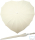 Regenschirm 16-teilig in Herzform - creme - 2. Wahl