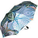 Doppler Damen Taschenschirm Satin mit Auf-Zu-Automatik Magic Fiber Meadow