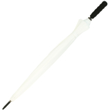 iX-brella leichter 16-teiliger Golf-Partnerschirm - XXL mit Softgriff einfarbig weiß - 2. Wahl