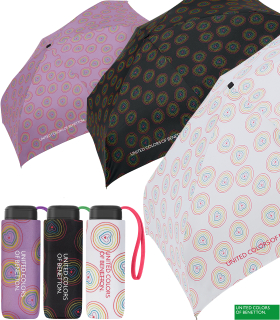 Benetton Taschenschirm Ultra Mini Flat Love Core