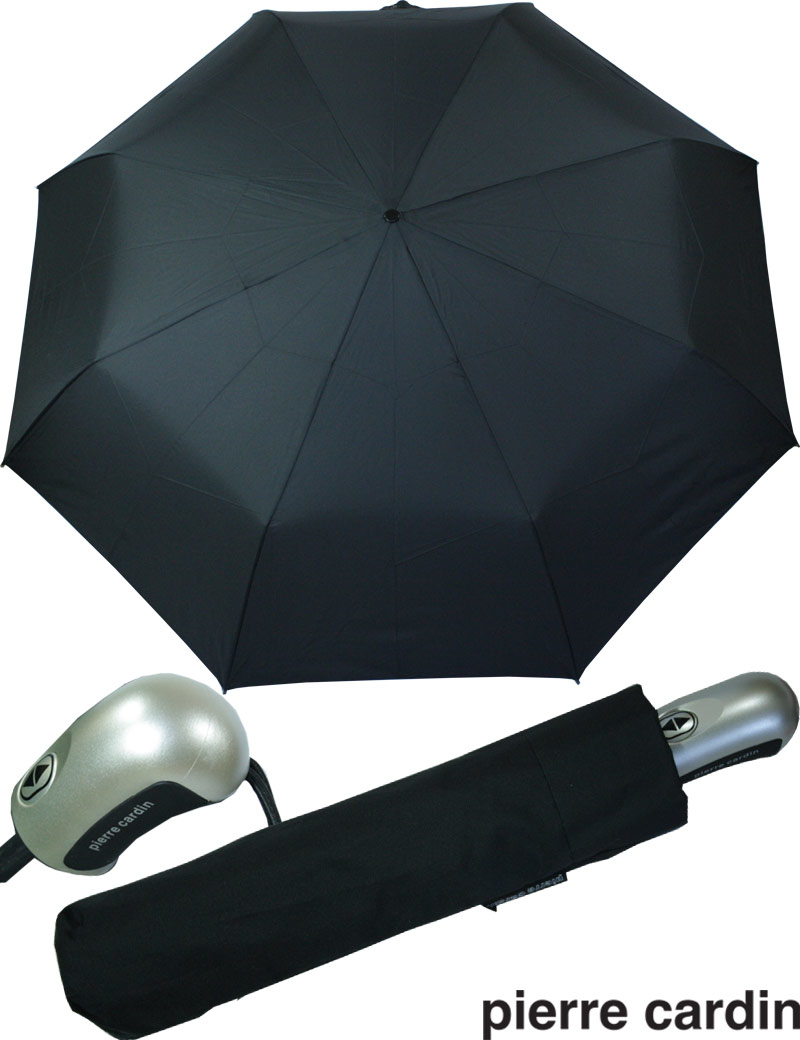 Pierre Cardin Schirm € Automatik Auf-Zu -schwarz, XL 34,99 gross Regenschirm