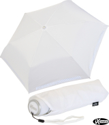 iX-brella Mini Hochzeits-Taschenschirm Herzen mit reflektierender Borte personalisiert mit Namen