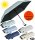 iX-brella Super Mini Sonnen-Regenschirm mit UV- und Hitzeschutz - black coating