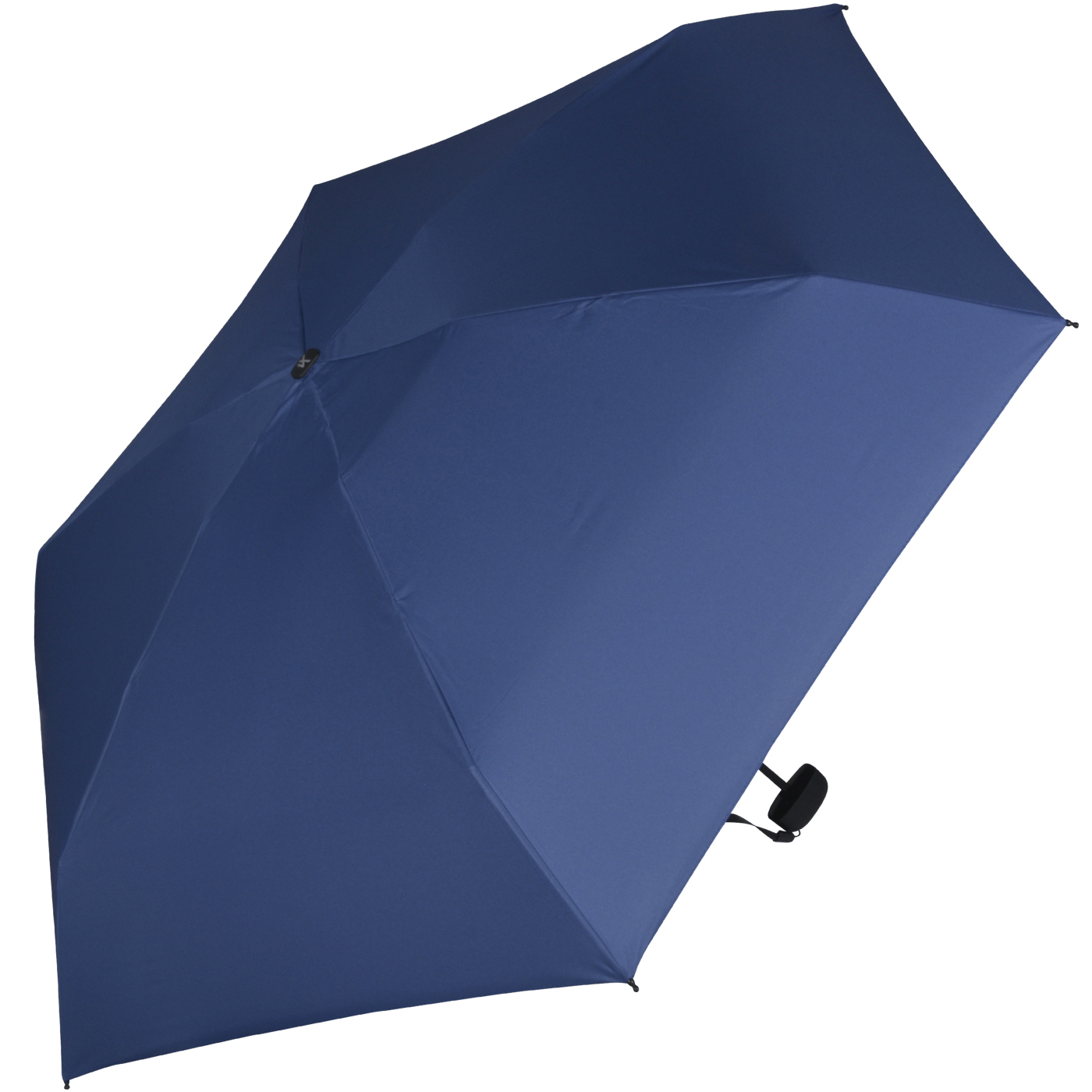 iX-brella Super Mini Sonnen-Regenschirm mit UV- und Hitzeschutz - black coating - blue