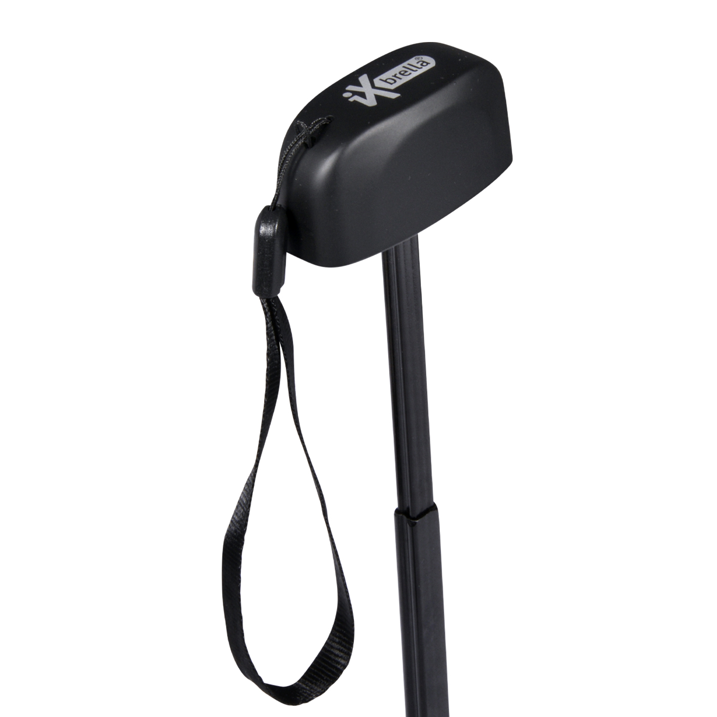 iX-brella Super Mini Sonnen-Regenschirm mit UV- und Hitzeschutz - black coating - blue