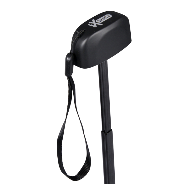 iX-brella Super Mini Sonnen-Regenschirm mit UV- und Hitzeschutz - black coating - blue