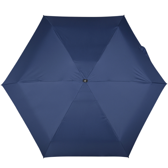 iX-brella Super Mini Sonnen-Regenschirm mit UV- und Hitzeschutz - black coating - blue