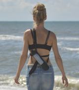 iX-brella Trekking XL Sonnen-Regenschirm mit UV- und Hitzeschutz - black coating