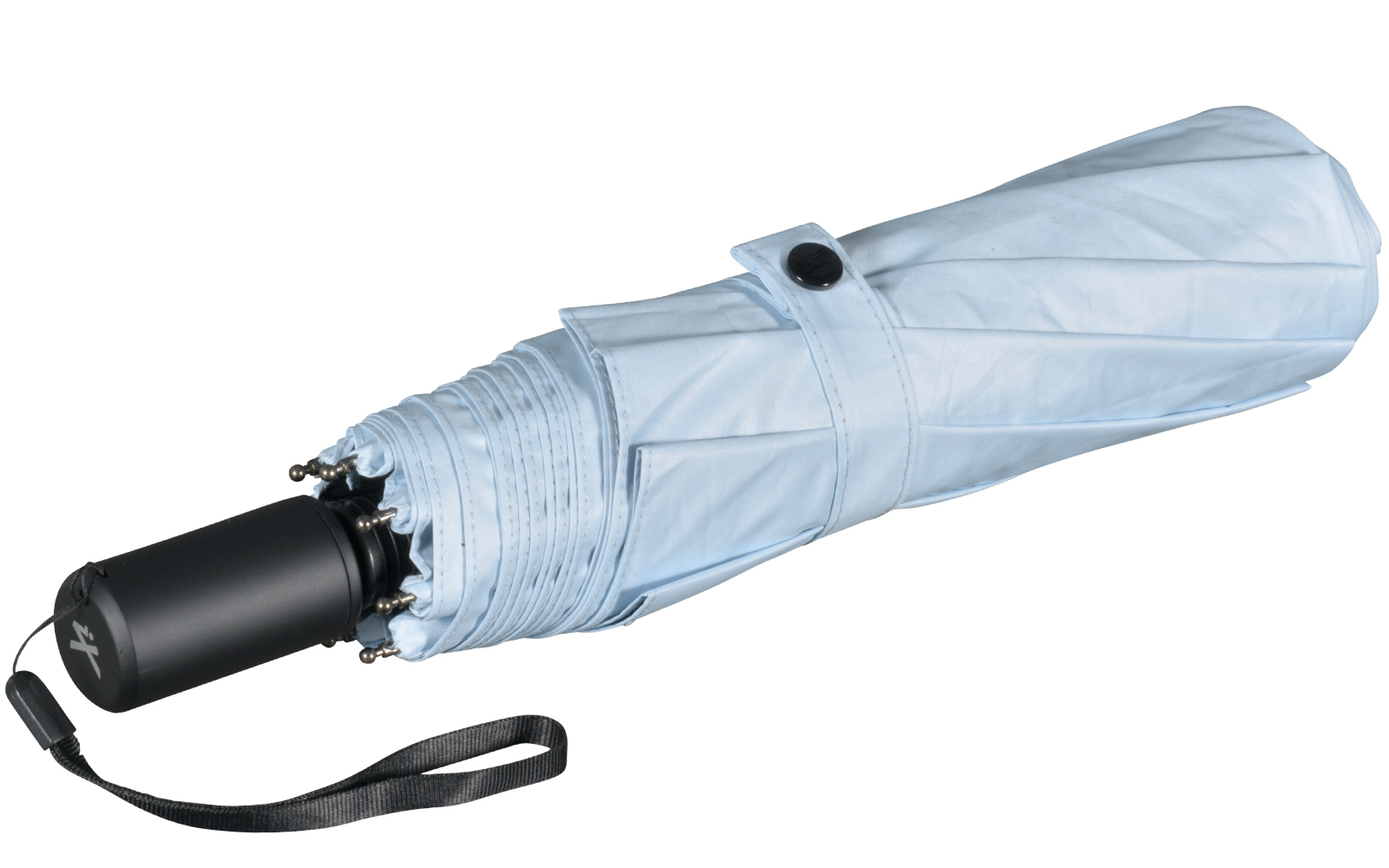 iX-brella Trekking XL Sonnen-Regenschirm mit UV- und Hitzeschutz - black coating - blue