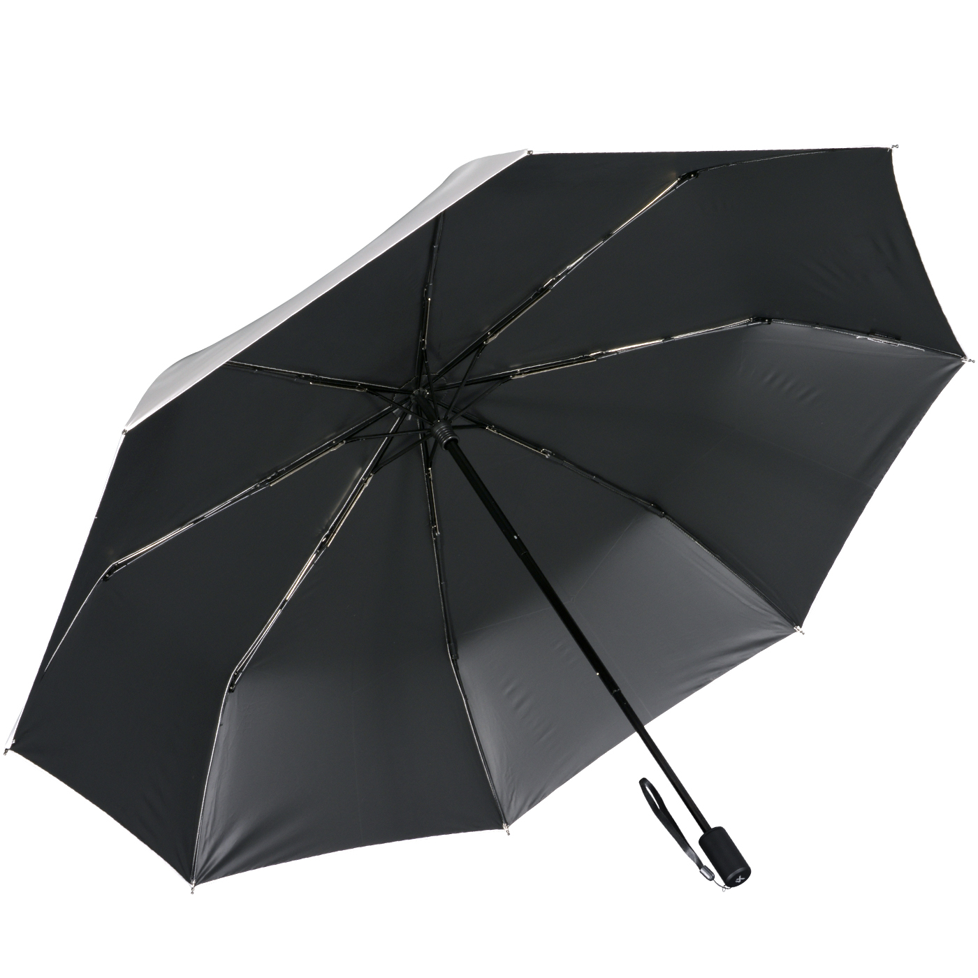 iX-brella Trekking XL Sonnen-Regenschirm mit UV- und Hitzeschutz - black coating - stone