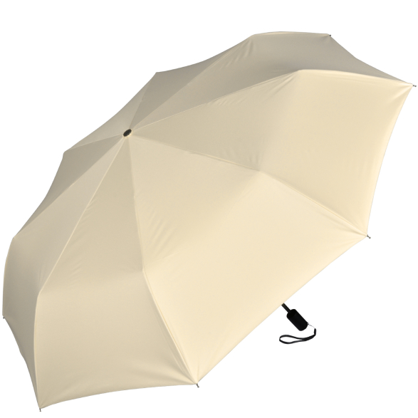 iX-brella Trekking XL Sonnen-Regenschirm mit UV- und Hitzeschutz - black coating - beige