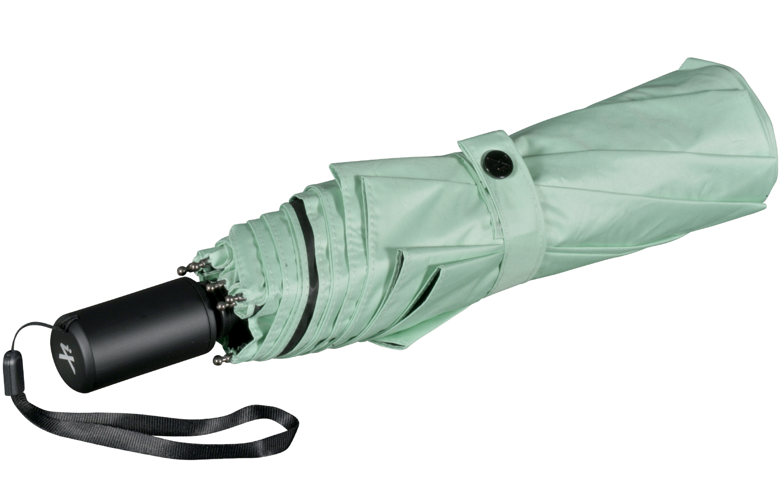 iX-brella Trekking XL Sonnen-Regenschirm mit UV- und Hitzeschutz - black coating - mint