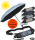 iX-brella City Trekking Sonnen-Regenschirm mit extra langem Stock mit UV- und Hitzeschutz - black coating