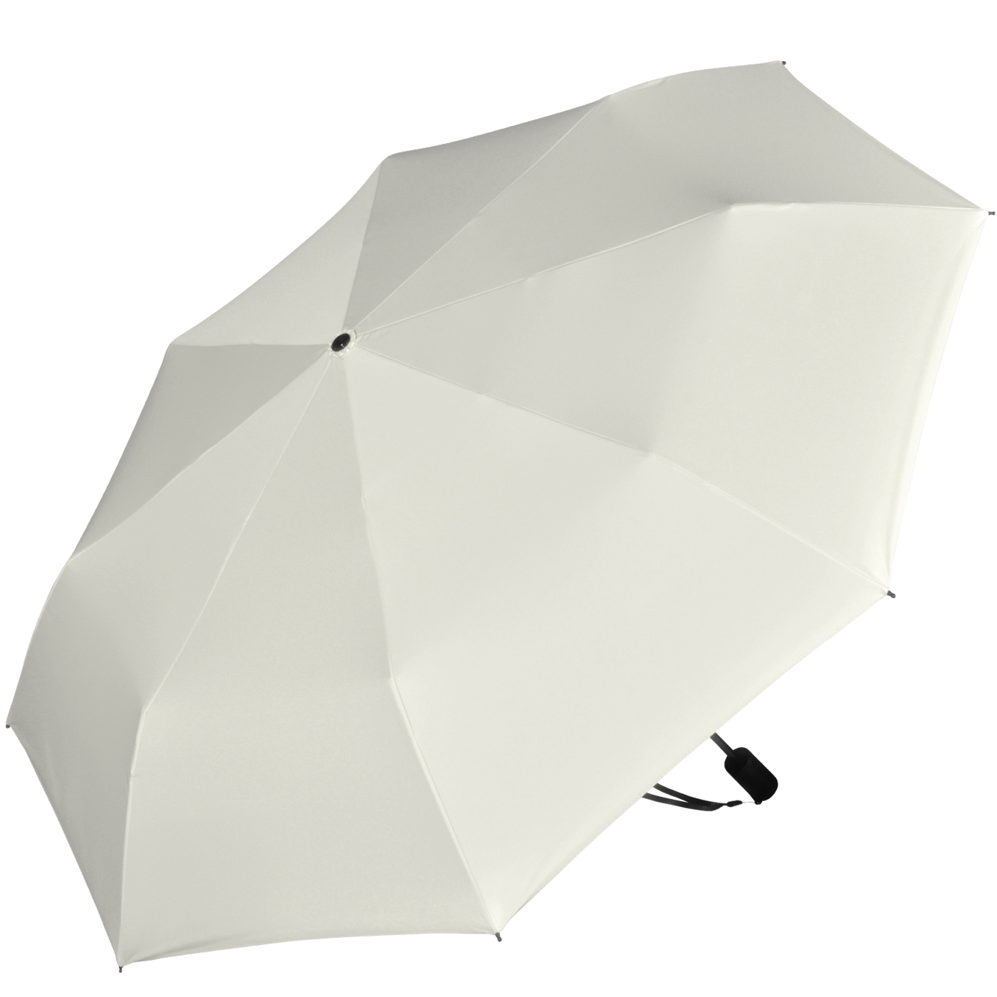 iX-brella City Trekking Sonnen-Regenschirm mit extra langem Stock mit UV- und Hitzeschutz - black coating - stone