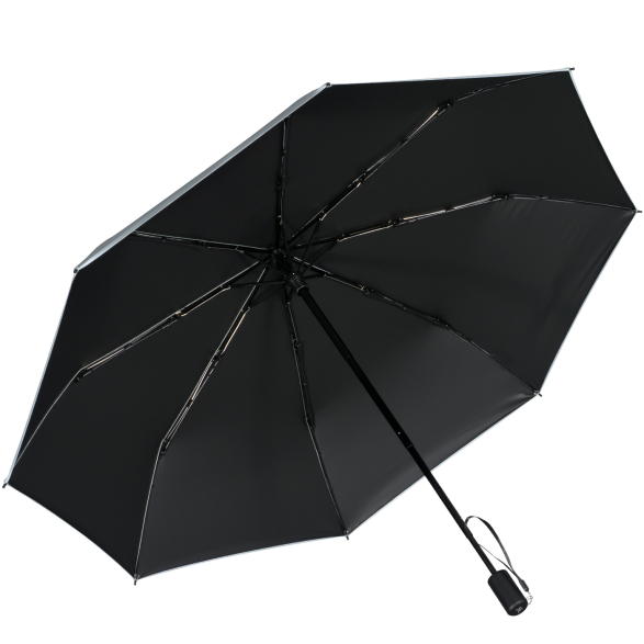 iX-brella City Trekking Sonnen-Regenschirm mit extra langem Stock mit UV- und Hitzeschutz - black coating - mint