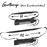 iX-brella City Trekking Sonnen-Regenschirm mit extra langem Stock mit UV- und Hitzeschutz - silver coating