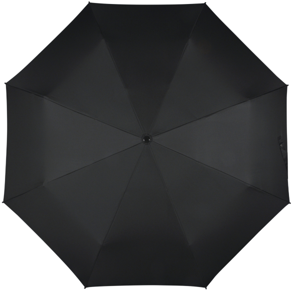 iX-brella City Trekking Sonnen-Regenschirm mit extra langem Stock mit UV- und Hitzeschutz - silver coating - black