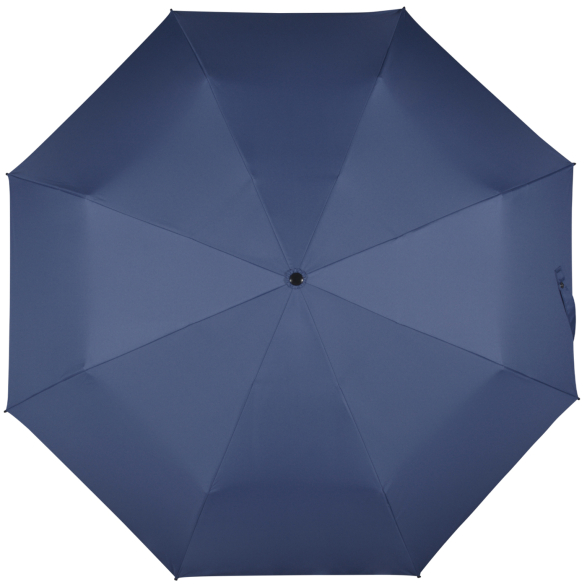 iX-brella City Trekking Sonnen-Regenschirm mit extra langem Stock mit UV- und Hitzeschutz - silver coating - blue
