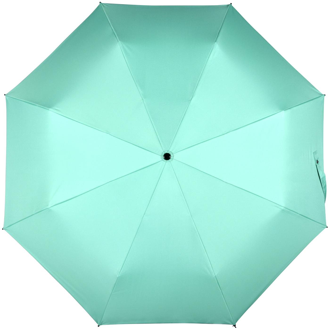 iX-brella City Trekking Sonnen-Regenschirm mit extra langem Stock mit UV- und Hitzeschutz - silver coating - mint