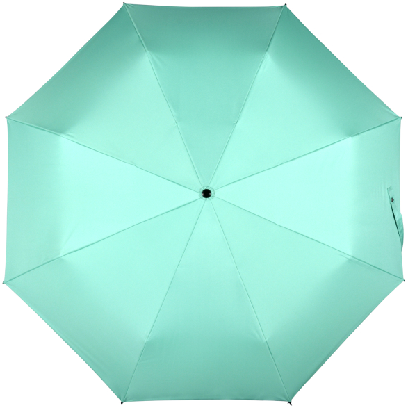 iX-brella City Trekking Sonnen-Regenschirm mit extra langem Stock mit UV- und Hitzeschutz - silver coating - mint
