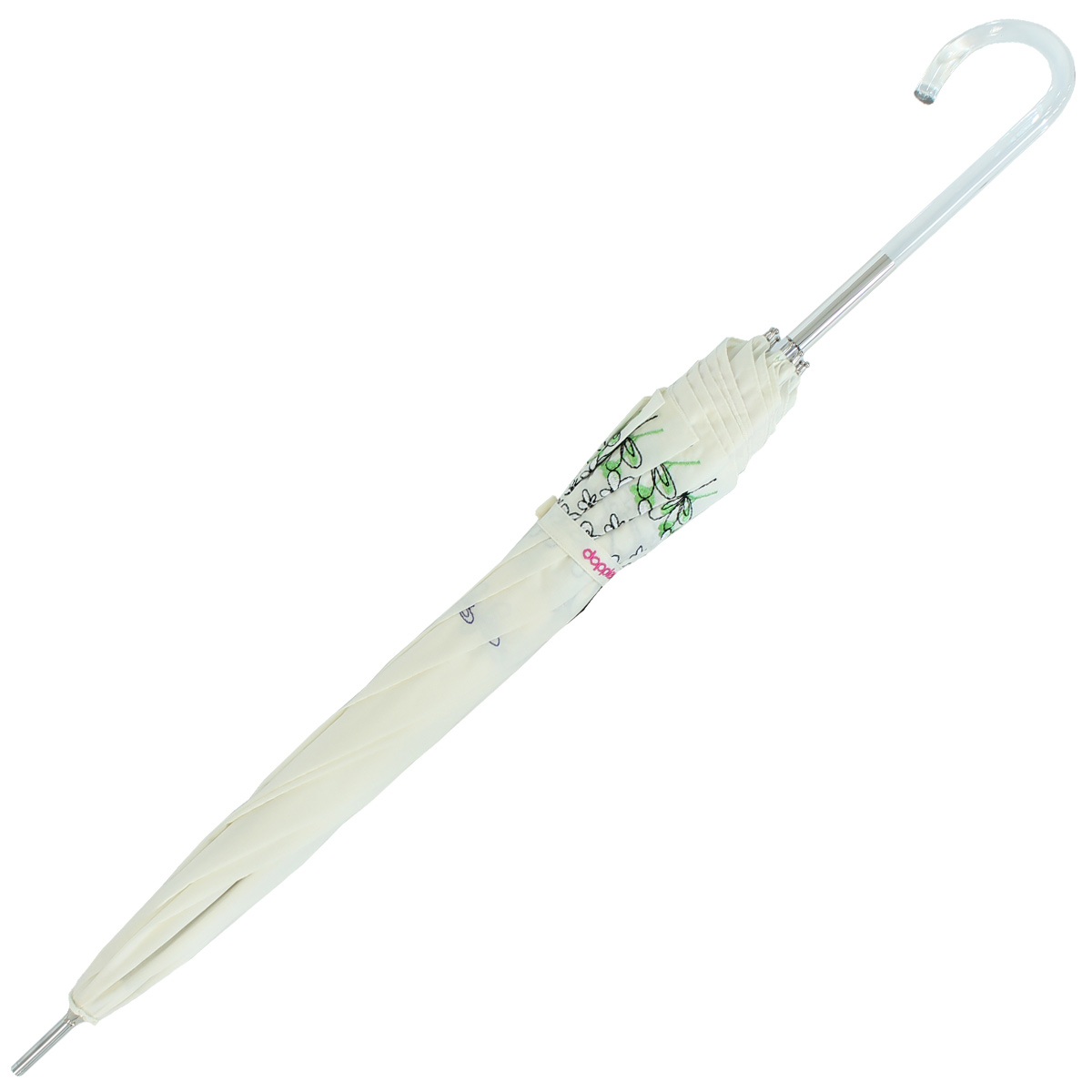 Sonnen und Regenschirm UV Schutz Lady Butterfly long cremeweiss 2. Wahl