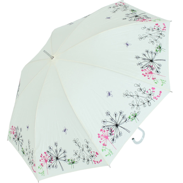 Sonnen und Regenschirm UV Schutz Lady Butterfly long cremeweiss 2. Wahl