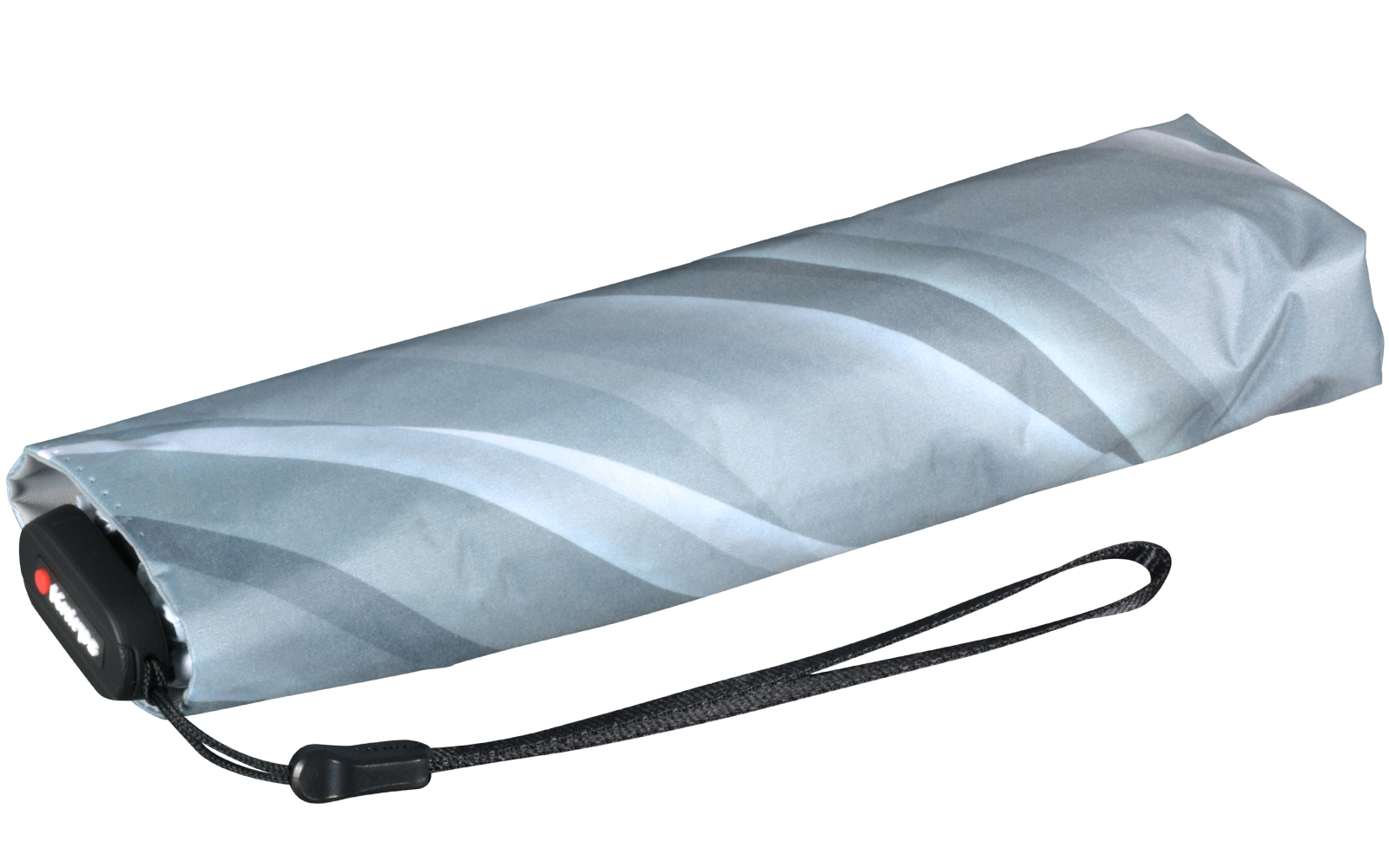 Knirps Taschenschirm US.050 Ultra Light Slim Manual mit UV- und Hitzeschutz Wave - Grey - Silver Heat Shield