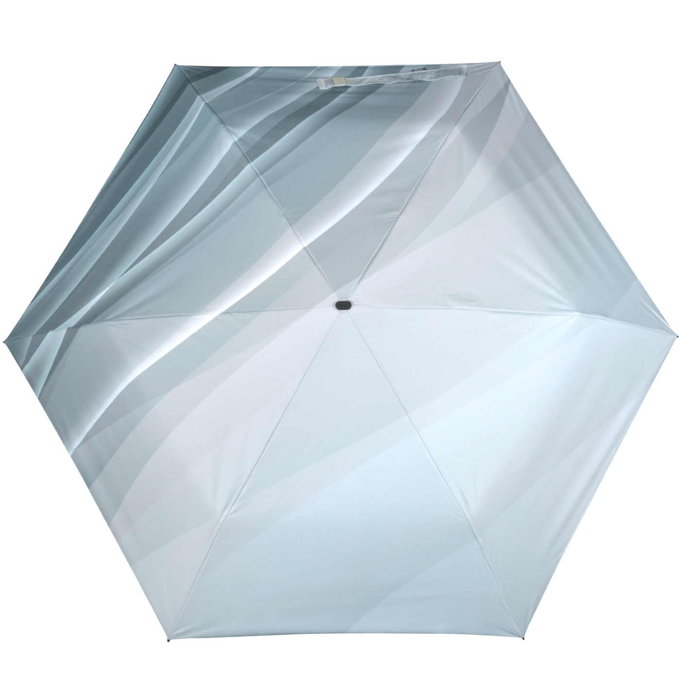 Knirps Taschenschirm US.050 Ultra Light Slim Manual mit UV- und Hitzeschutz Wave - Grey - Silver Heat Shield