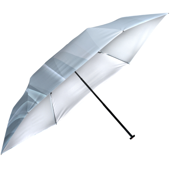 Knirps Taschenschirm US.050 Ultra Light Slim Manual mit UV- und Hitzeschutz Wave - Grey - Silver Heat Shield