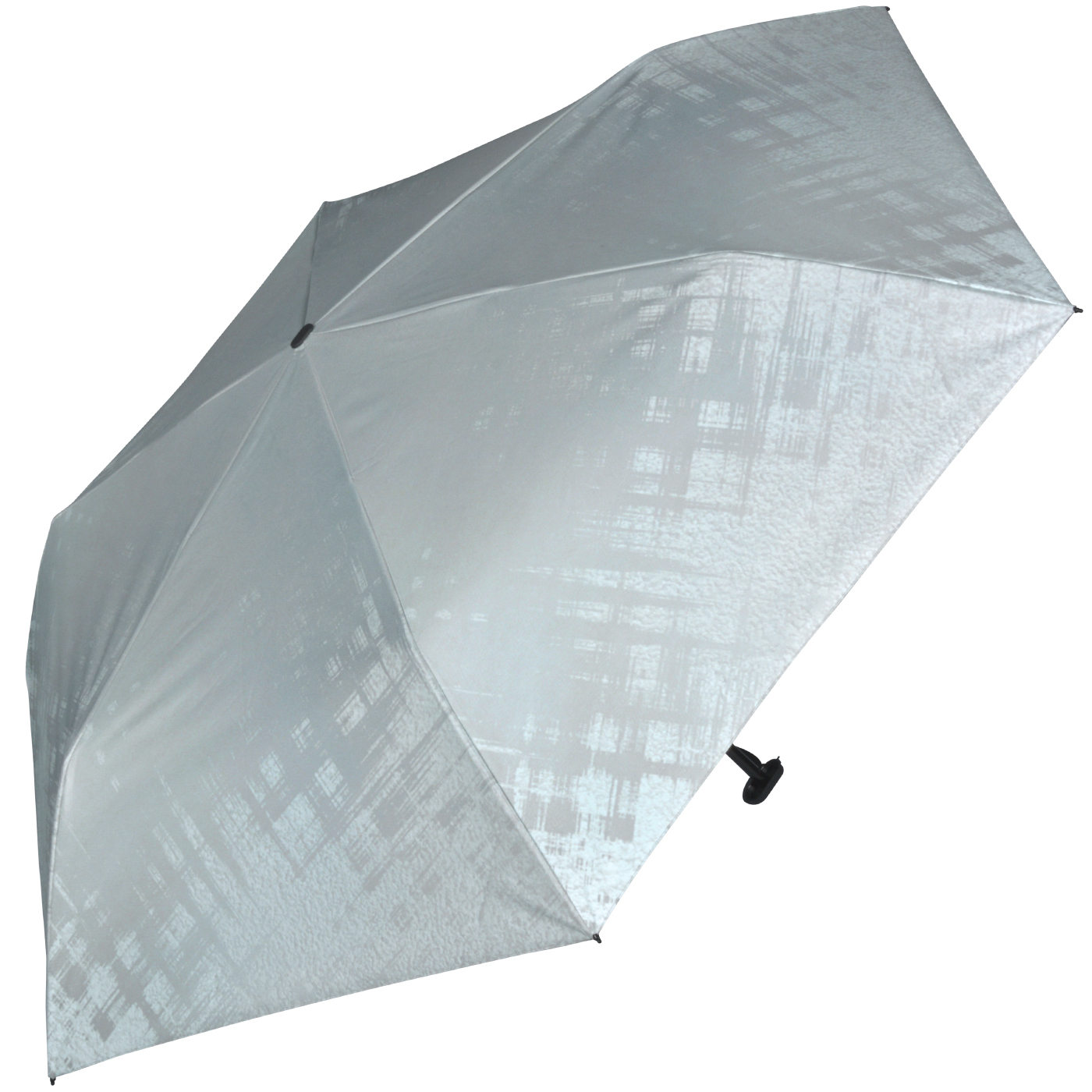 Knirps Taschenschirm US.050 Ultra Light Slim Manual mit UV- und Hitzeschutz - Black Heatshield - Luxury - silver