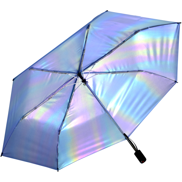 Knirps Mini Slim Duomatic UV-Schutz mit irisierender Beschichtung - blue
