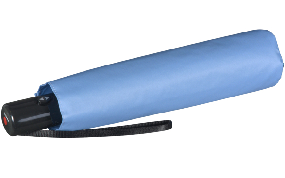 Knirps Mini Slim Duomatic UV-Schutz mit irisierender Beschichtung - blue