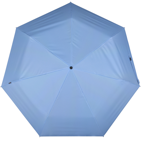 Knirps Mini Slim Duomatic UV-Schutz mit irisierender Beschichtung - blue
