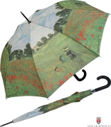 Regenschirm AC Schirm Long Claude Monet Mohnblumenfeld...