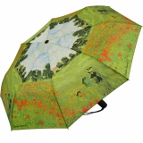 Taschenschirm Regenschirm Claude Monet Mohnblumenfeld -...