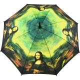 Regenschirm AC Schirm Long Leonardo da Vinci - Mona Lisa UV-Protection