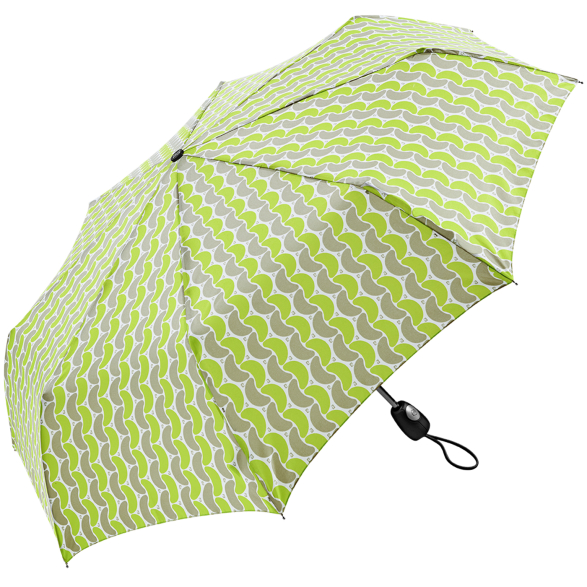 Pierre Cardin Regenschirm Croissant green - Taschenschirm Easymatic