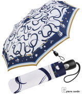 Pierre Cardin Taschenschirm Auf-Zu Automatik Foulard white