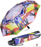 Taschenschirm Regenschirm Franz Marc - Blaues Pferd UV -...