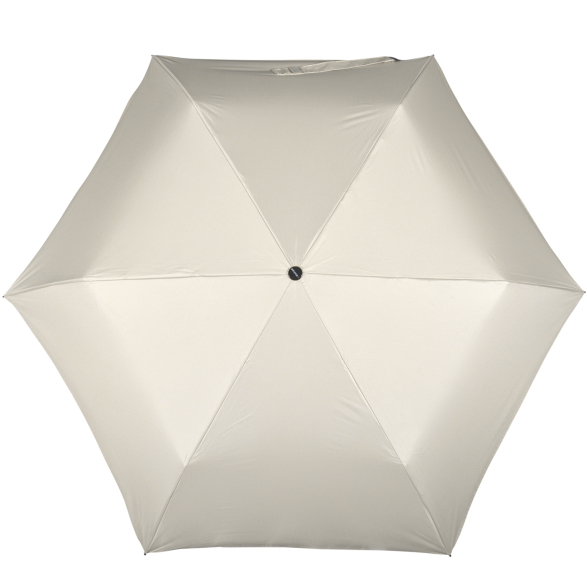 Knirps leichter Mini Sonnen-Regenschirm C.058 Manual mit UV- und Hitzeschutz - beige-black
