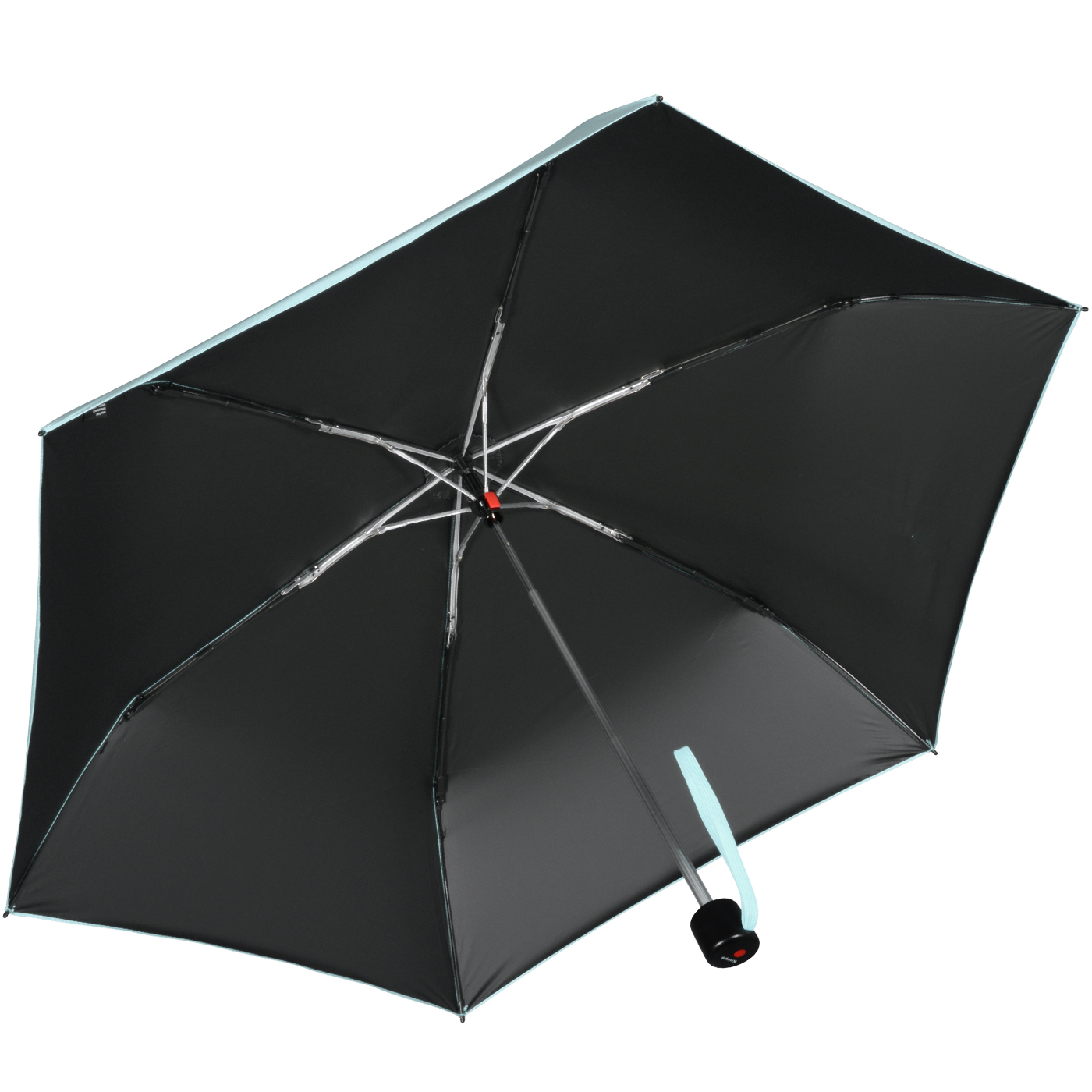 Knirps leichter Mini Sonnen-Regenschirm C.058 Manual mit UV- und Hitzeschutz - ice-black