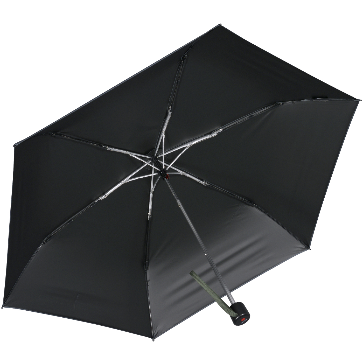 Knirps leichter Mini Sonnen-Regenschirm C.058 Manual mit UV- und Hitzeschutz - forest-black