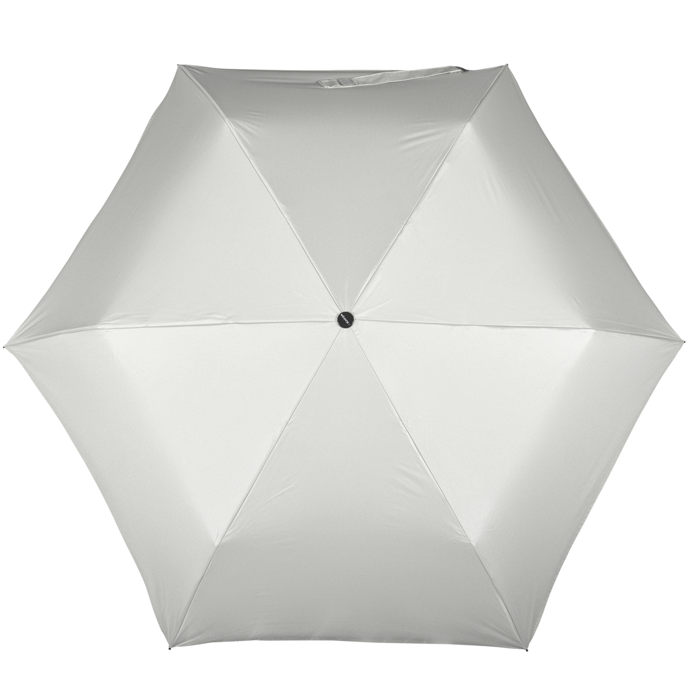Knirps leichter Mini Sonnen-Regenschirm C.058 Manual mit UV- und Hitzeschutz - stone-silver